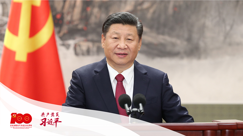 2017年10月25日，習(xí)近平等十九屆中共中央政治局常委同中外記者見面。這是習(xí)近平發(fā)表重要講話。