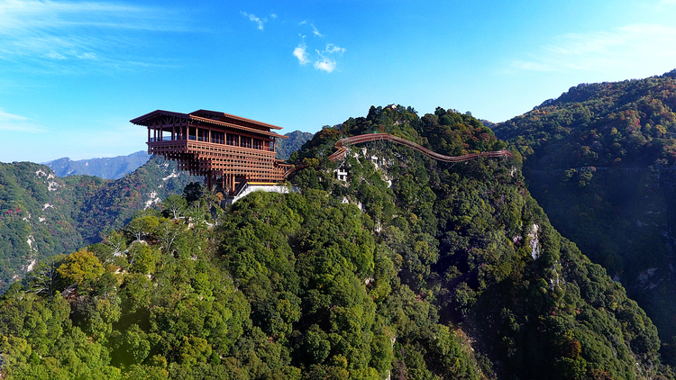 【云游渭南】待到春暖花開之時(shí)，我們相約草長鶯飛的少華山！_fororder_龍首閣 (2)