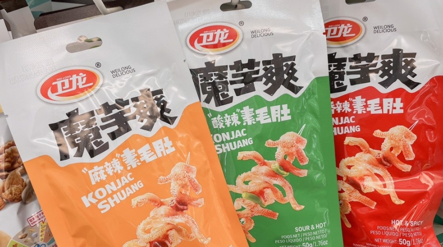 圖為魔芋爽。圖片來源：臺(tái)灣《聯(lián)合報(bào)》楊雅婷攝。